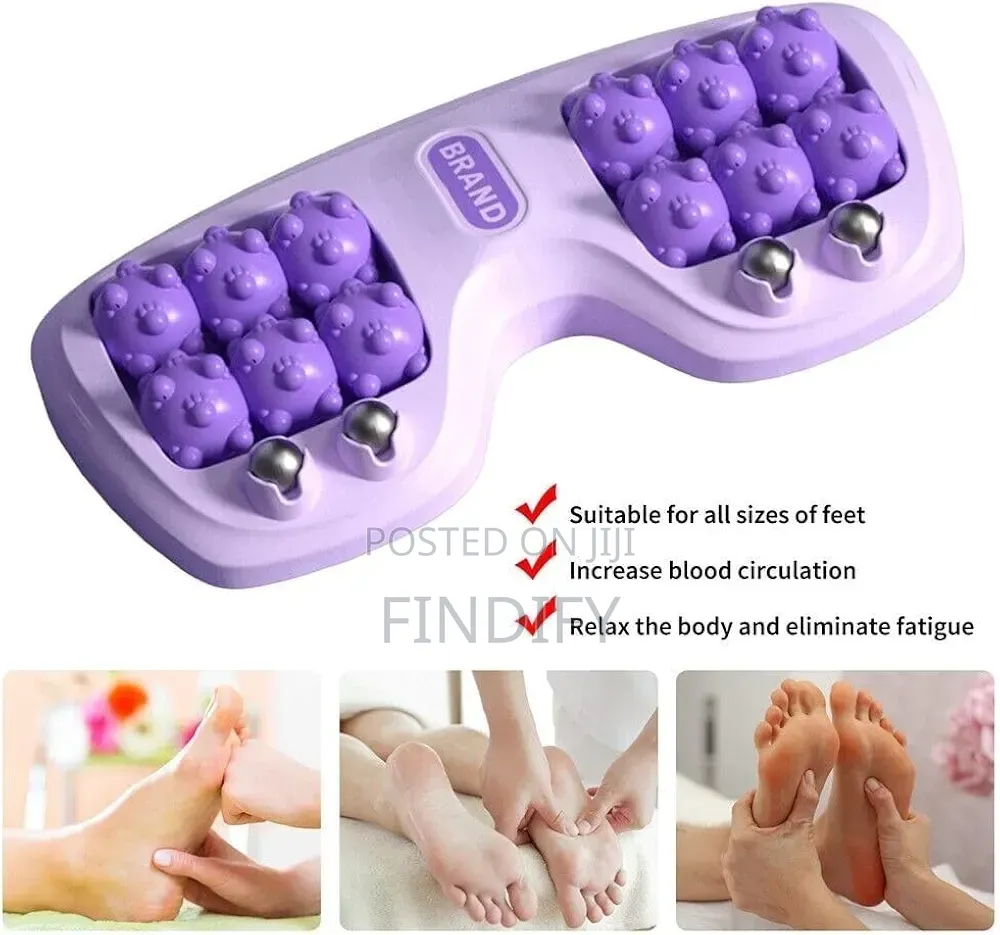 Foot Massager 12 Balls Roller 4 Magnetic Beads Reflexology