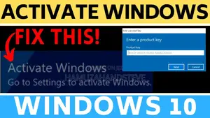 Windows 10 Installation & Lifetime Activation