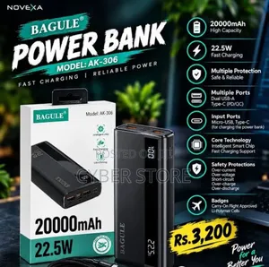 Bagule Model: AK-306 20000mAh Power Bankb