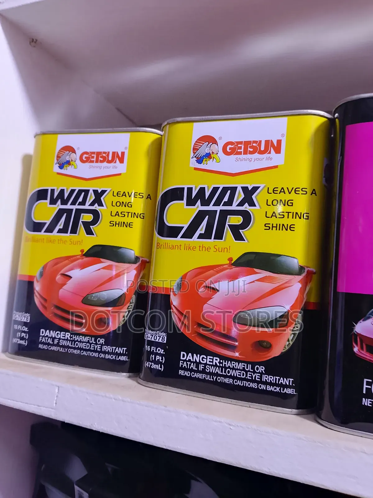 Getsun Car Wax (Model G-7078, 473 Ml / 16 Fl. Oz.),