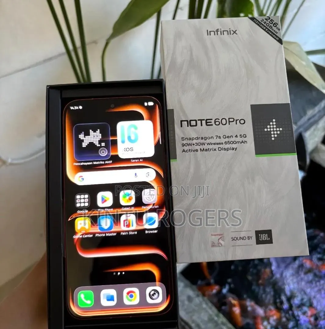 New Infinix Note 60 Pro 256 GB Orange