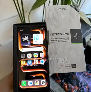 New Infinix Note 60 Pro 256 GB Orange