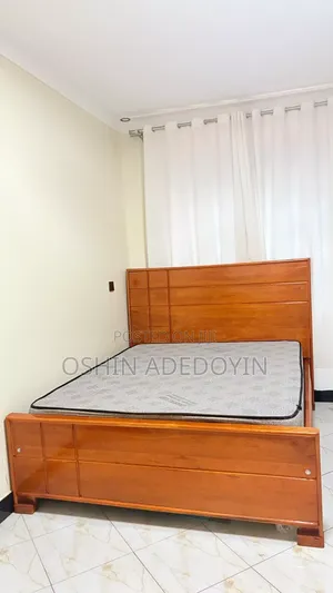 Wooden Bed and Mattress 5*6