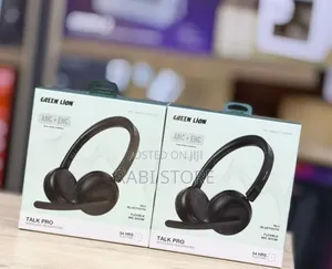 Green Lion Talk Pro Wireless Headphone With Mic, Dual Noise-Cancelling