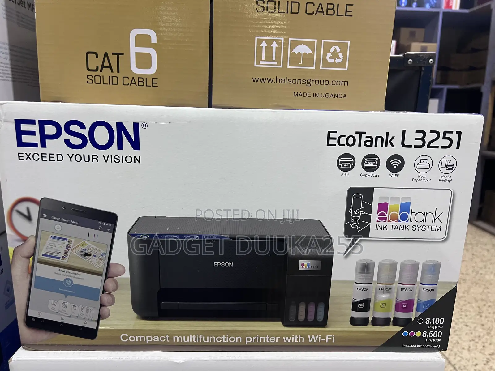 Brand New Epson EcoTank L3251 Wi-Fi Printer – Print, Scan & Copy