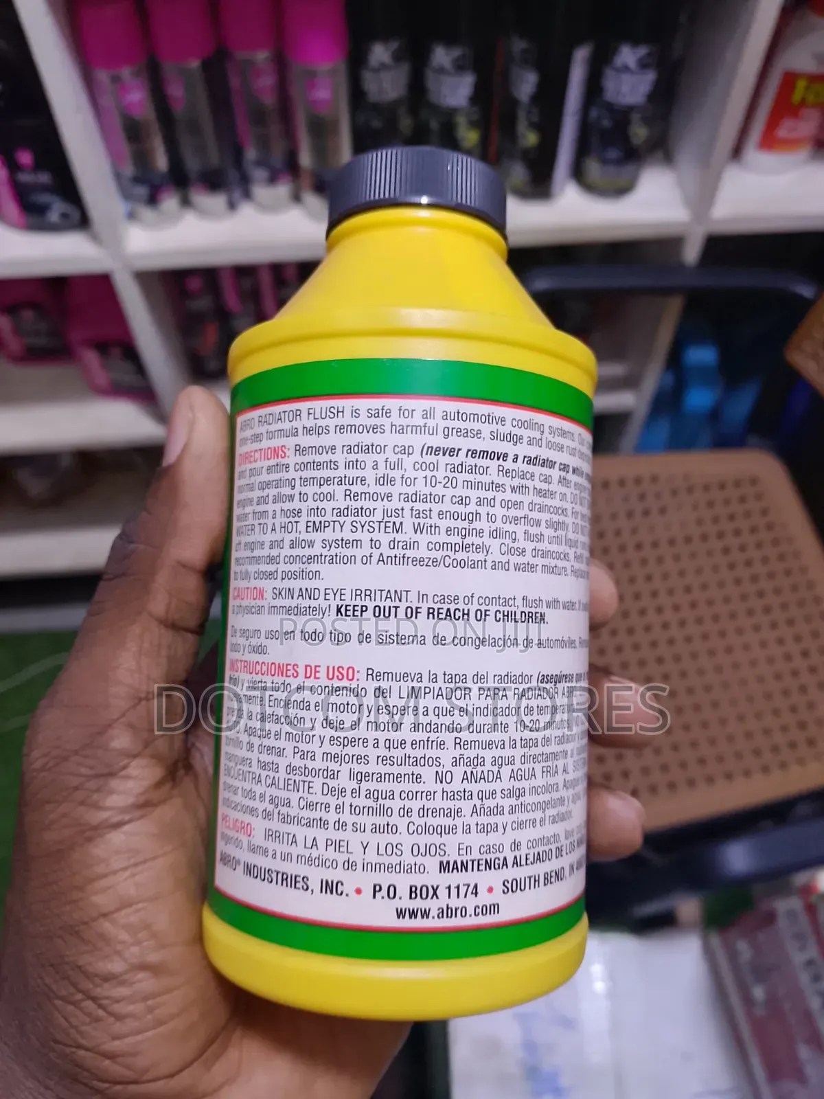 ABRO Radiator 10 Minute Flush (Part No. AB-505, 12 Fl Oz / 354 mL),