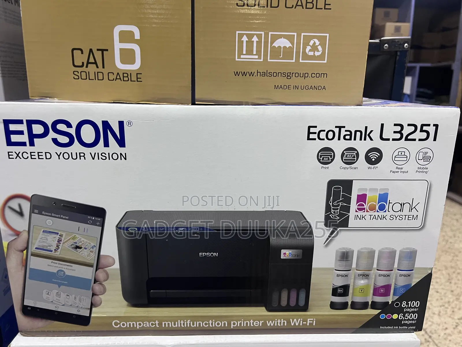 Brand New Epson EcoTank L3251 Wi-Fi Printer – Print, Scan & Copy