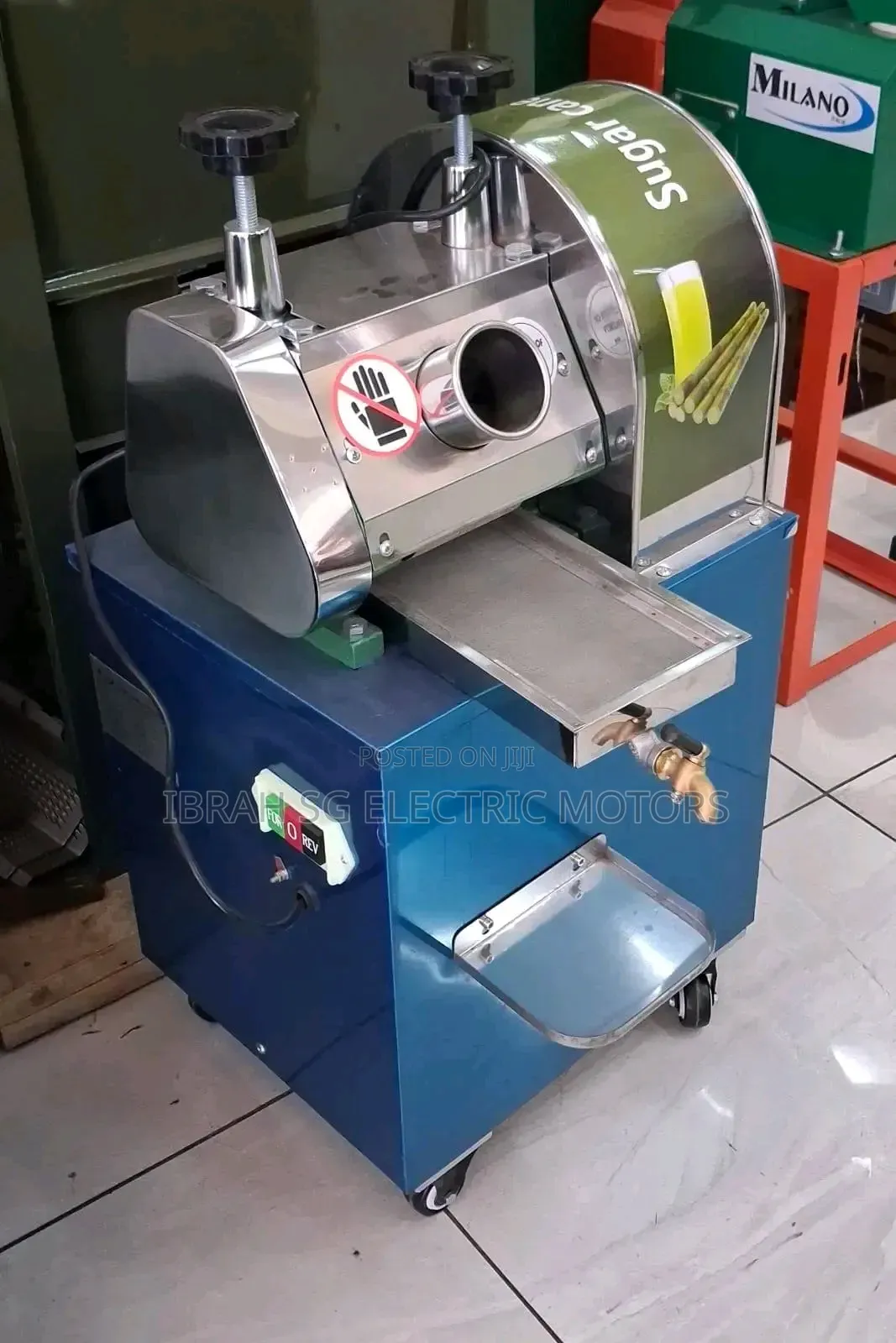 Electric Sugar Cane Juicer Machine