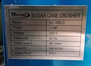 Electric Sugar Cane Juicer Machine