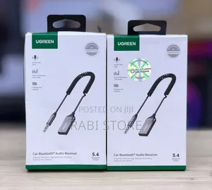 Ugreen Car Bluetooth Audio Receiver, Bluetooth 5.4 for Crystal Clear