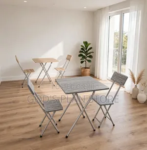 Foldy-Foldable Wooden Table and Chairs Wooden Foldable Table and Chair