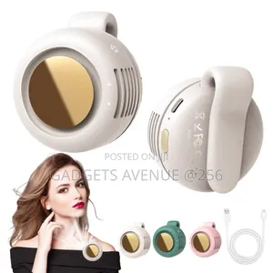 Mini Clip-on and Waist Fan With a 360-Degree Rotatable Silicone Clip.