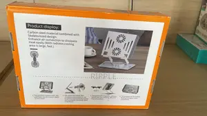 360° Rotating Adjustable Metal Tablet Stand – Foldable & Portable