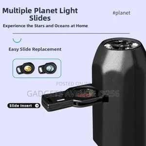 USB Planet Galaxy Projector Night Light With Changeable Projection Sli