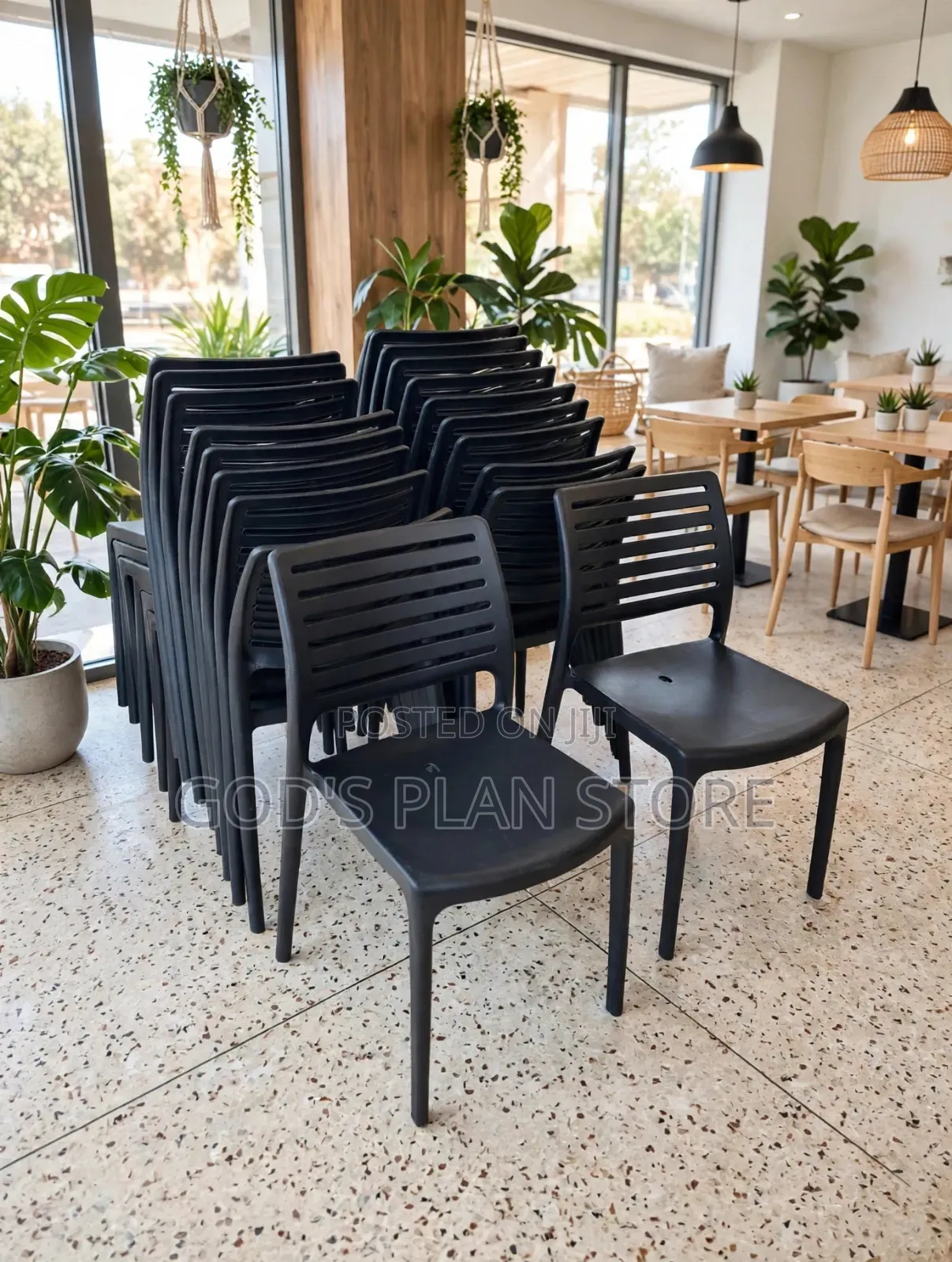 Light Zebra Back Plastic Chairs Plastic Chairs