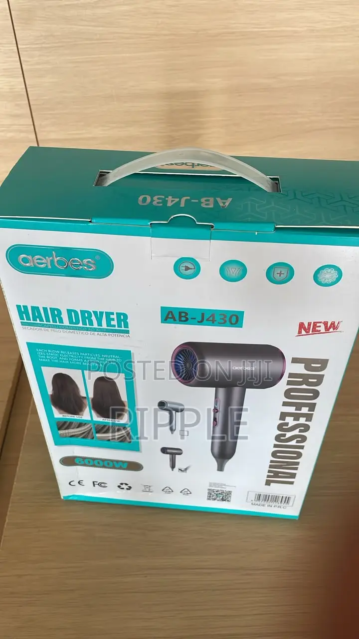 6000W Professional Hair Dryer – High-Speed Hair Blower