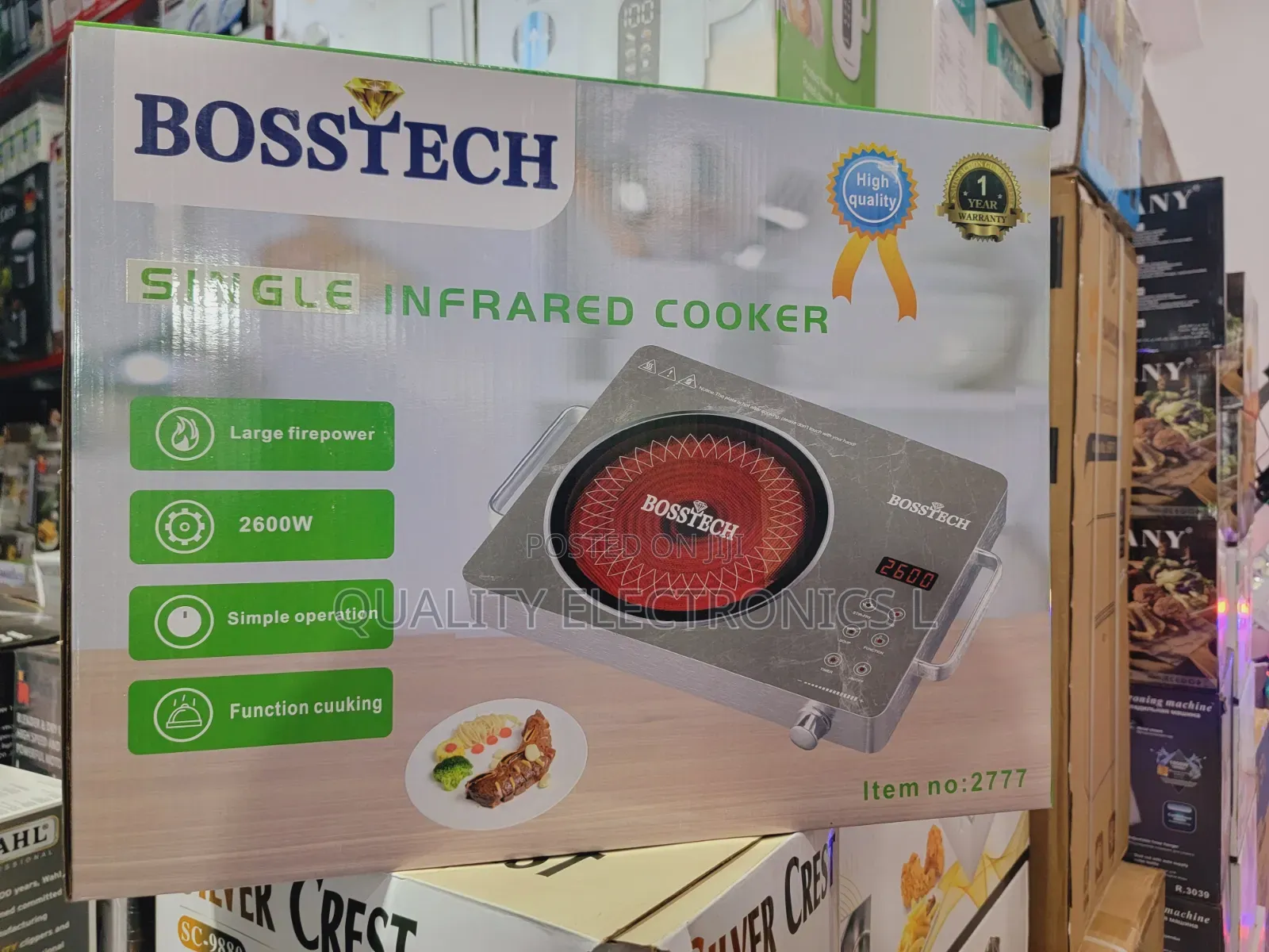 Bosstech Single Infrared Cooker