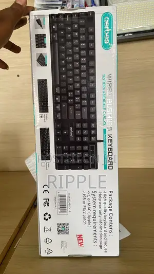 Wired USB Computer Keyboard – Full Size Business Keyboard