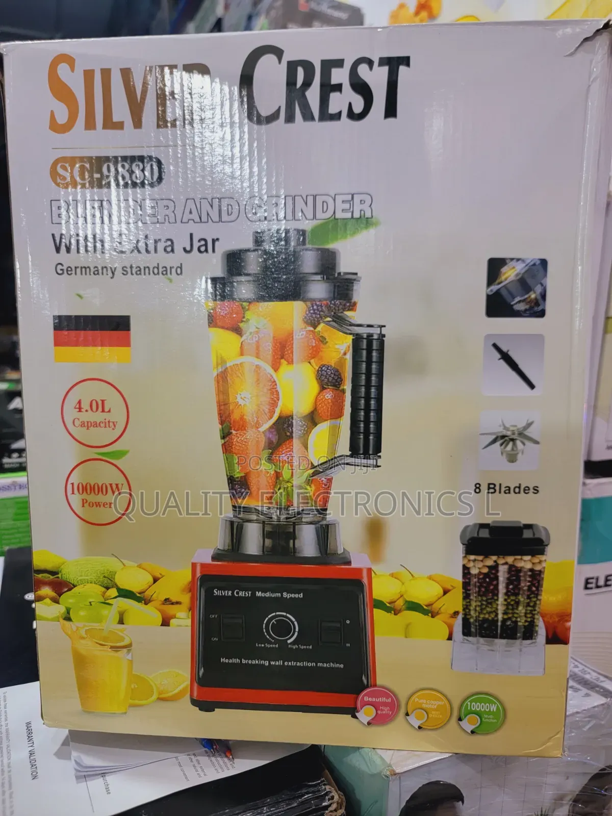 Silver Crest Blender and Grinder