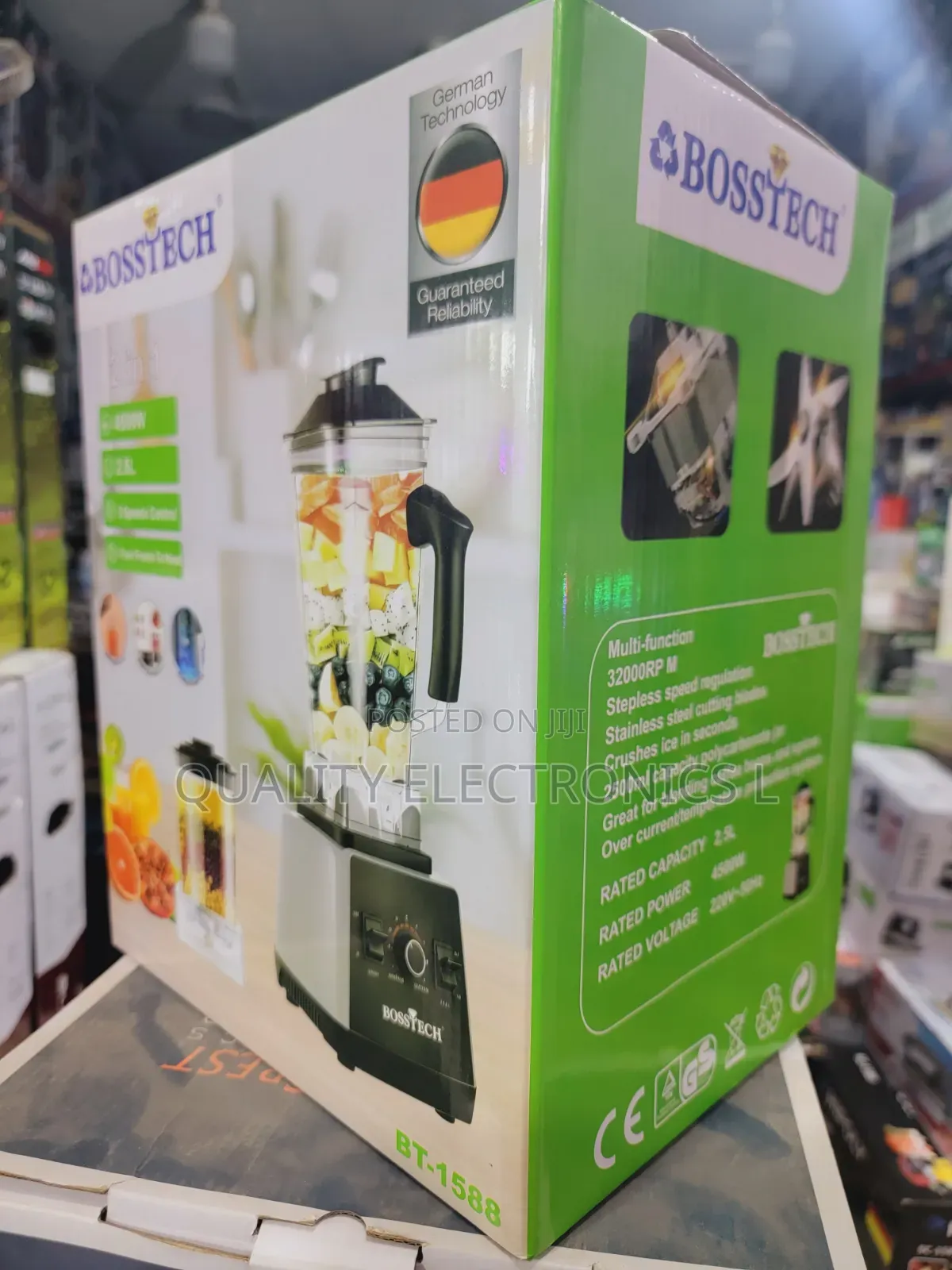 Bosstech 2 in 1 Commercial Blender