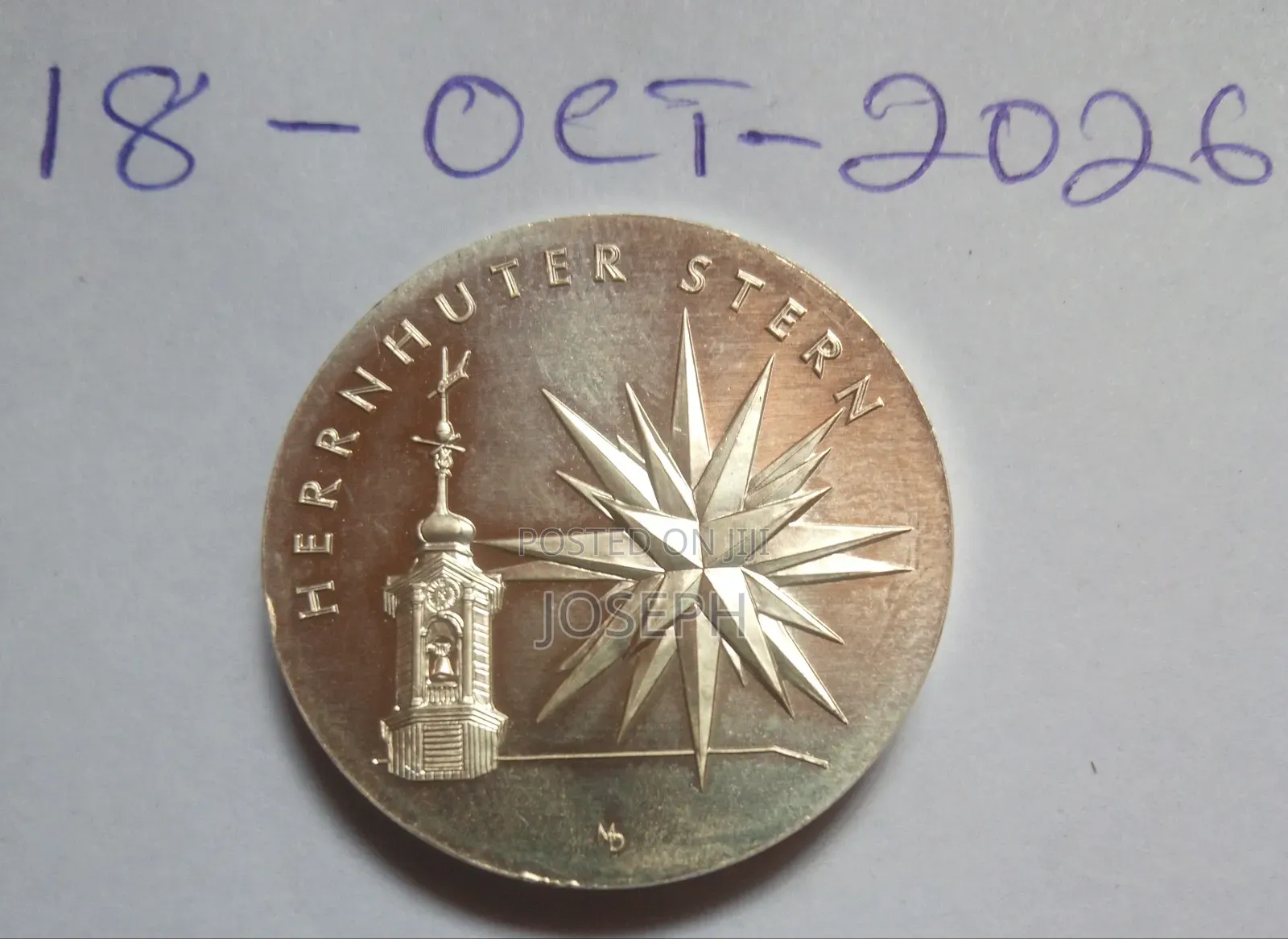 German 25 Euro "Hermhunter Stern"-Monoravia Star Silver Medal