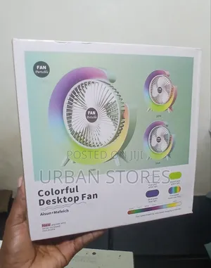 USB Rechargeable Desktop Fan -Urban Stores