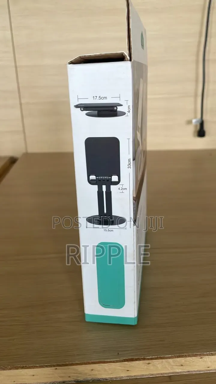 360° Rotating Adjustable Tablet & Phone Stand – Foldable Metal