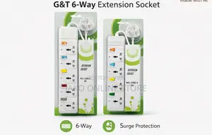 G & T Extension Socket URB‐6 (6‐Way)