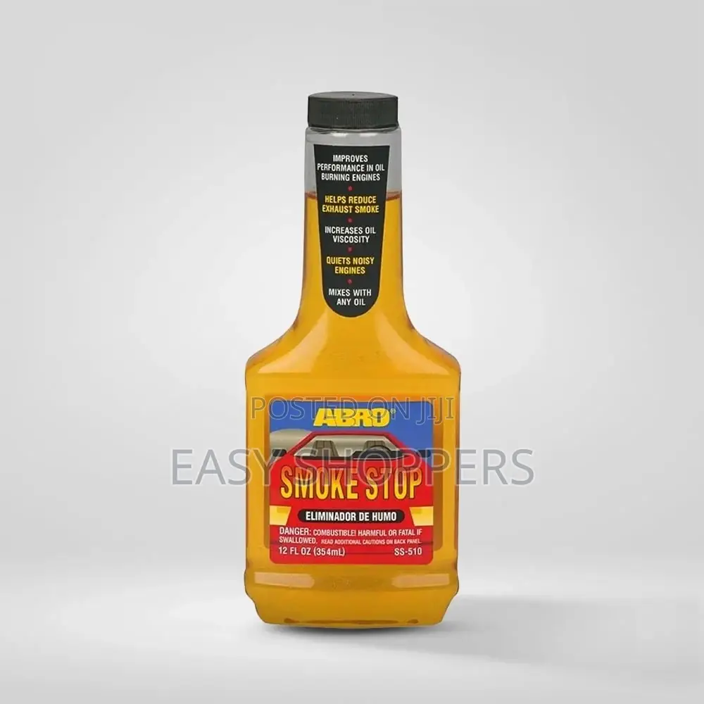 ABRO Smoke Stop 354 Ml (12 Fl Oz) Engine Oil Additive and Treatment
