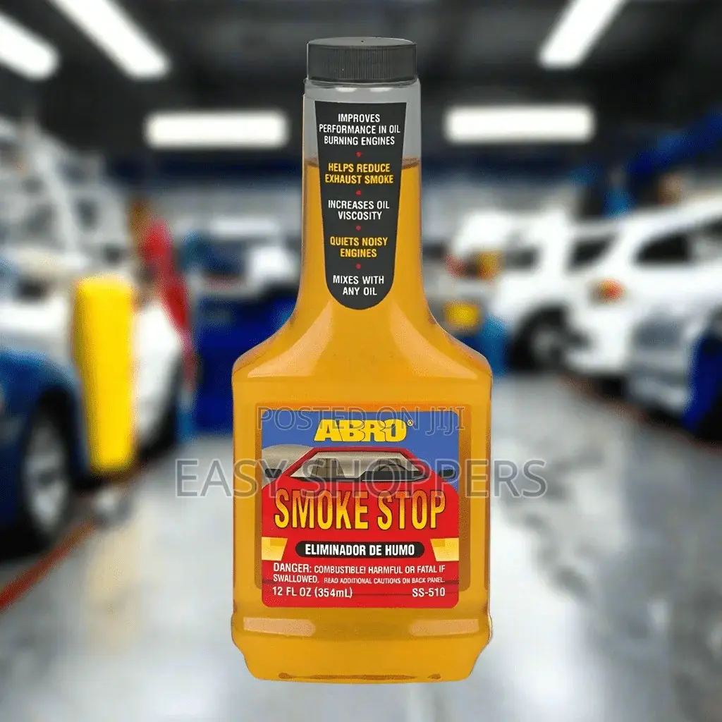 ABRO Smoke Stop 354 Ml (12 Fl Oz) Engine Oil Additive and Treatment