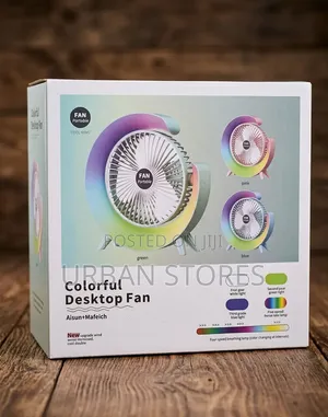 USB Rechargeable Desktop Fan -Urban Stores