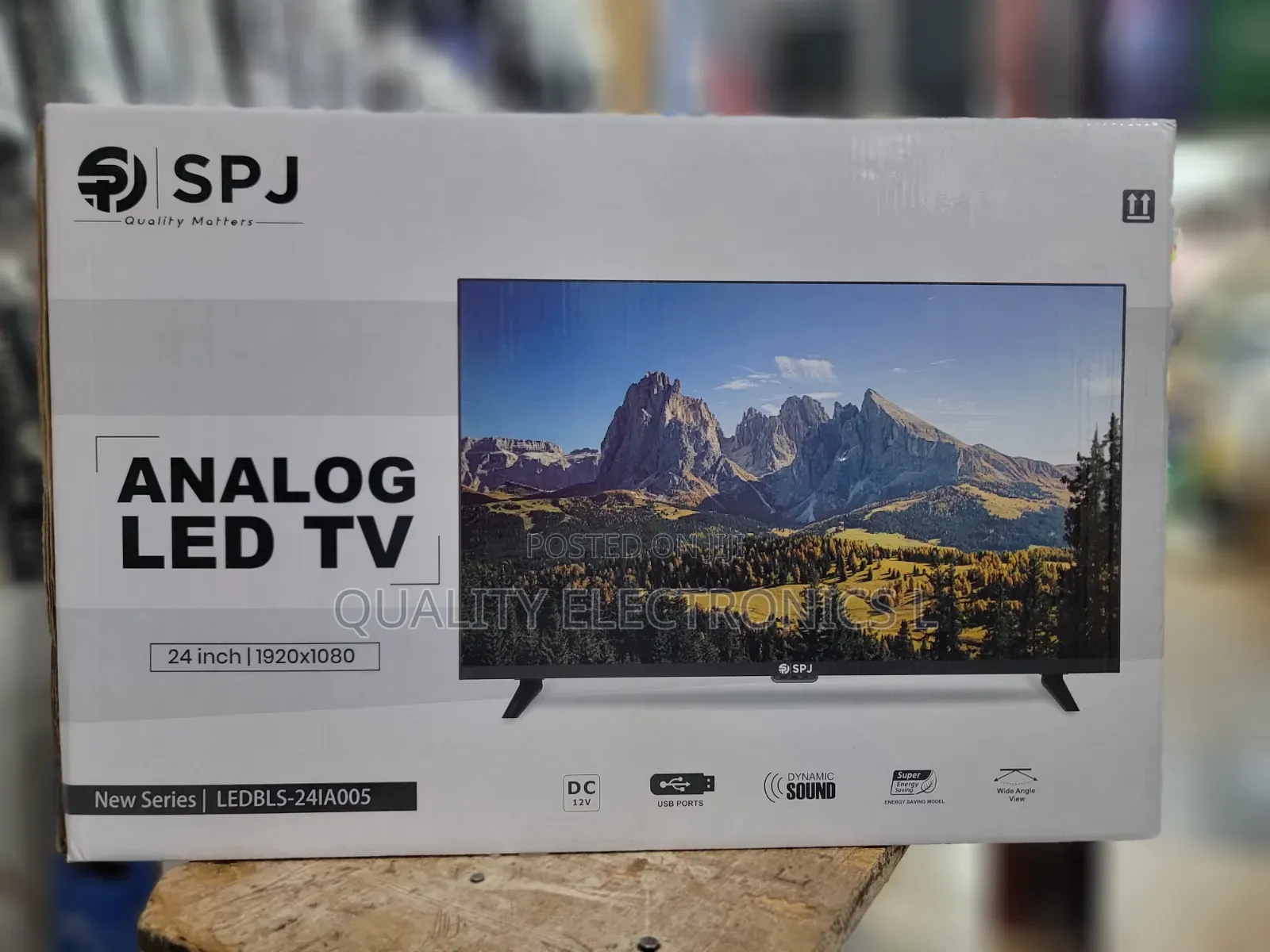 SPJ 24 Inches Analog TV Frameless