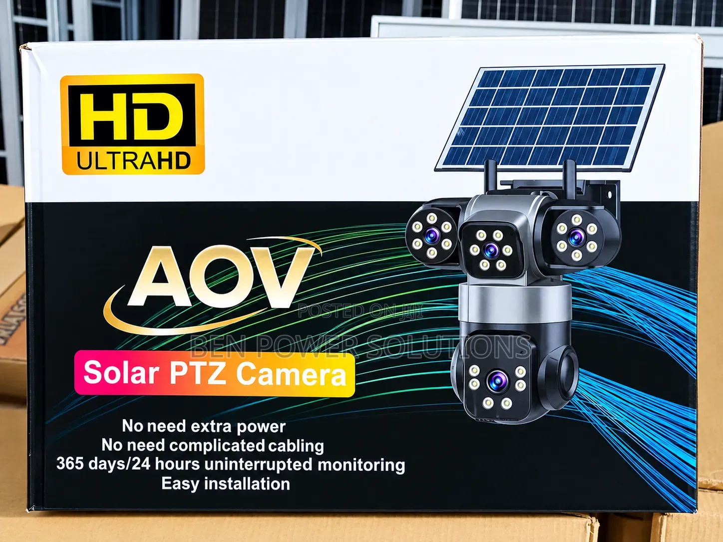 Solar Powered Security Camera