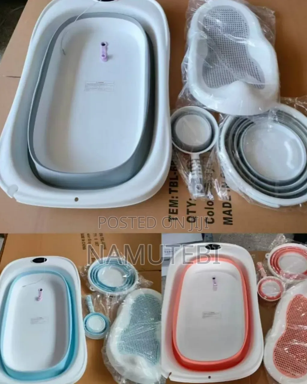 4pcs Baby Basin Set Available in Different Colours
