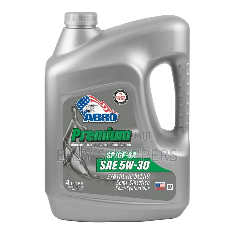 ABRO Premium SAE 5w-30 SP/GF-6A Synthetic Blend Motor Oil