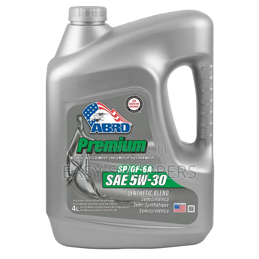 ABRO Premium SAE 5w-30 SP/GF-6A Synthetic Blend Motor Oil