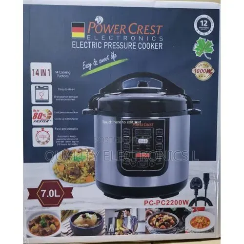 Power Crest 7 Litre Pressure Cooker