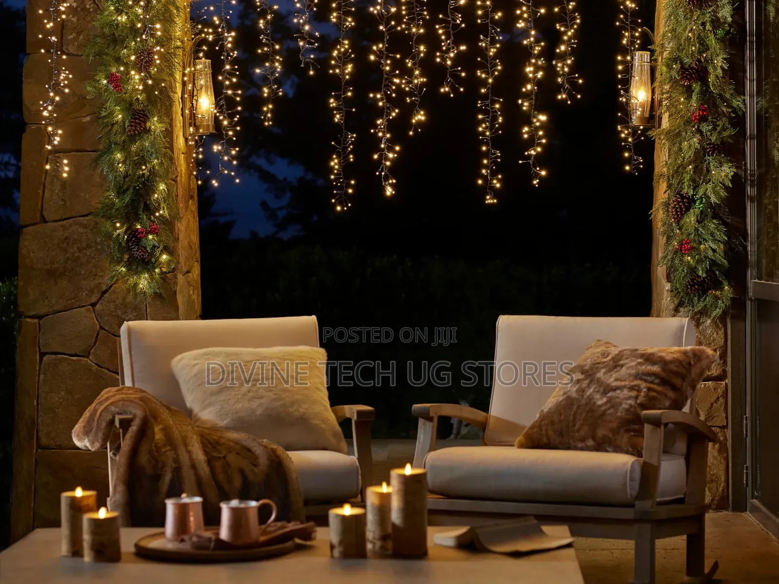 Curtain Christmas Outdoor Lights 5m X 1m