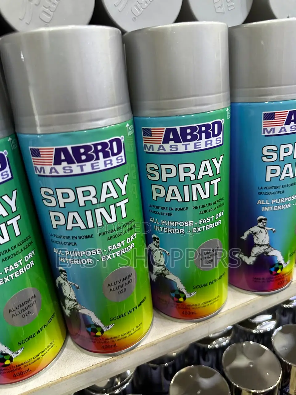 ABRO Masters All-Purpose Fast Dry Spray Paint 400ml