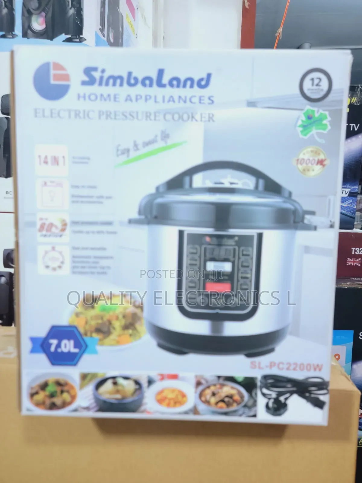 Simbaland 7 Litre Pressure Cooker