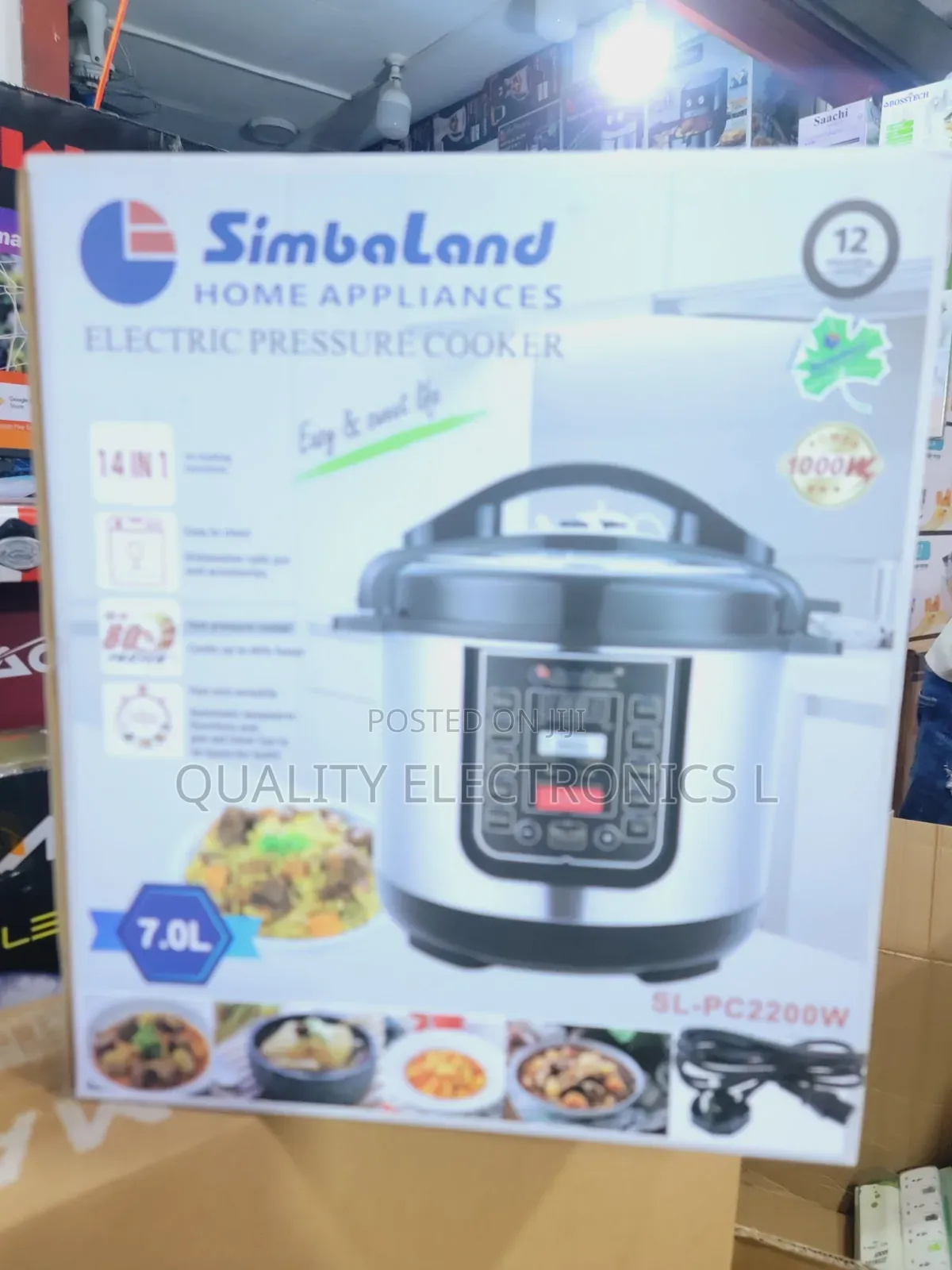Simbaland 7 Litre Pressure Cooker