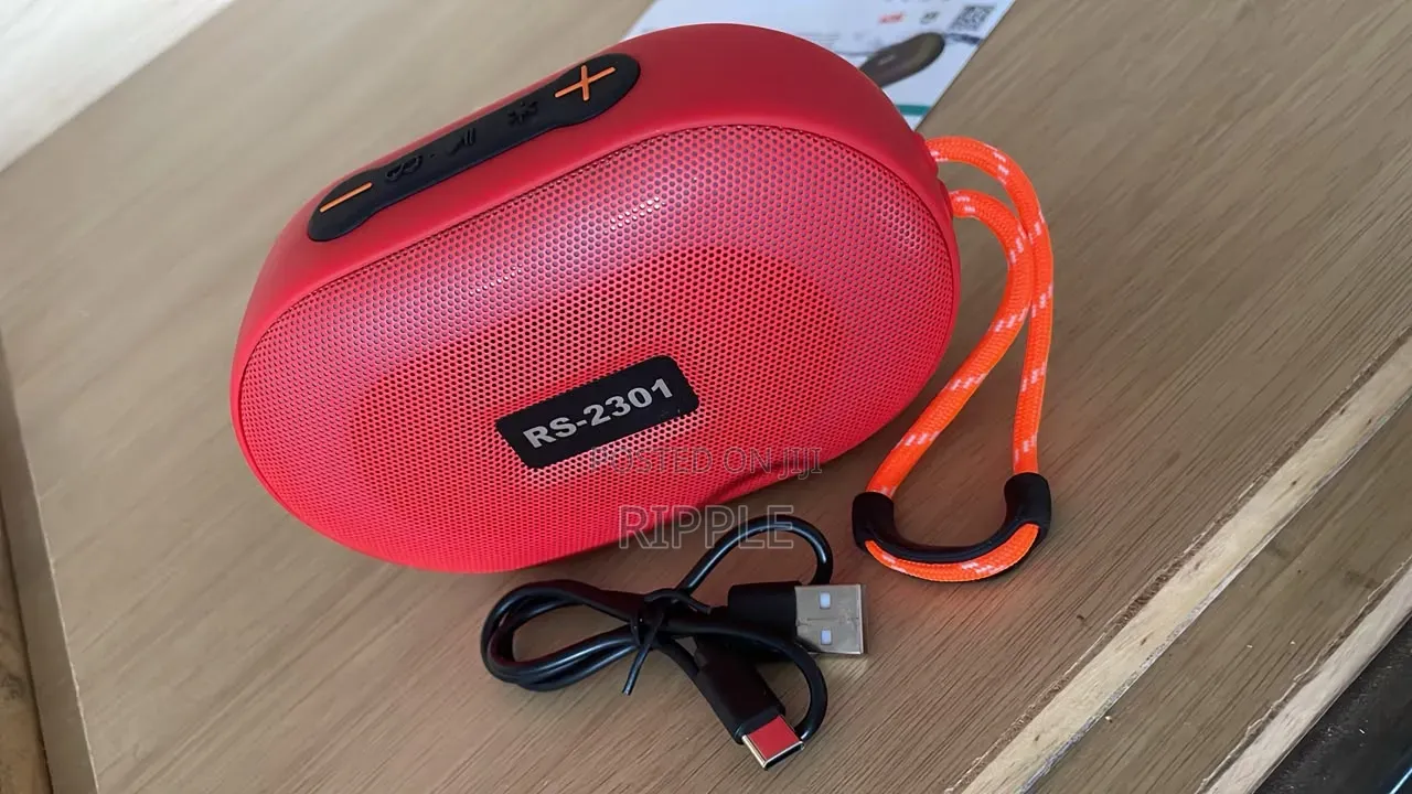 5W Portable Bluetooth Speaker – RGB Light, 1200mAh