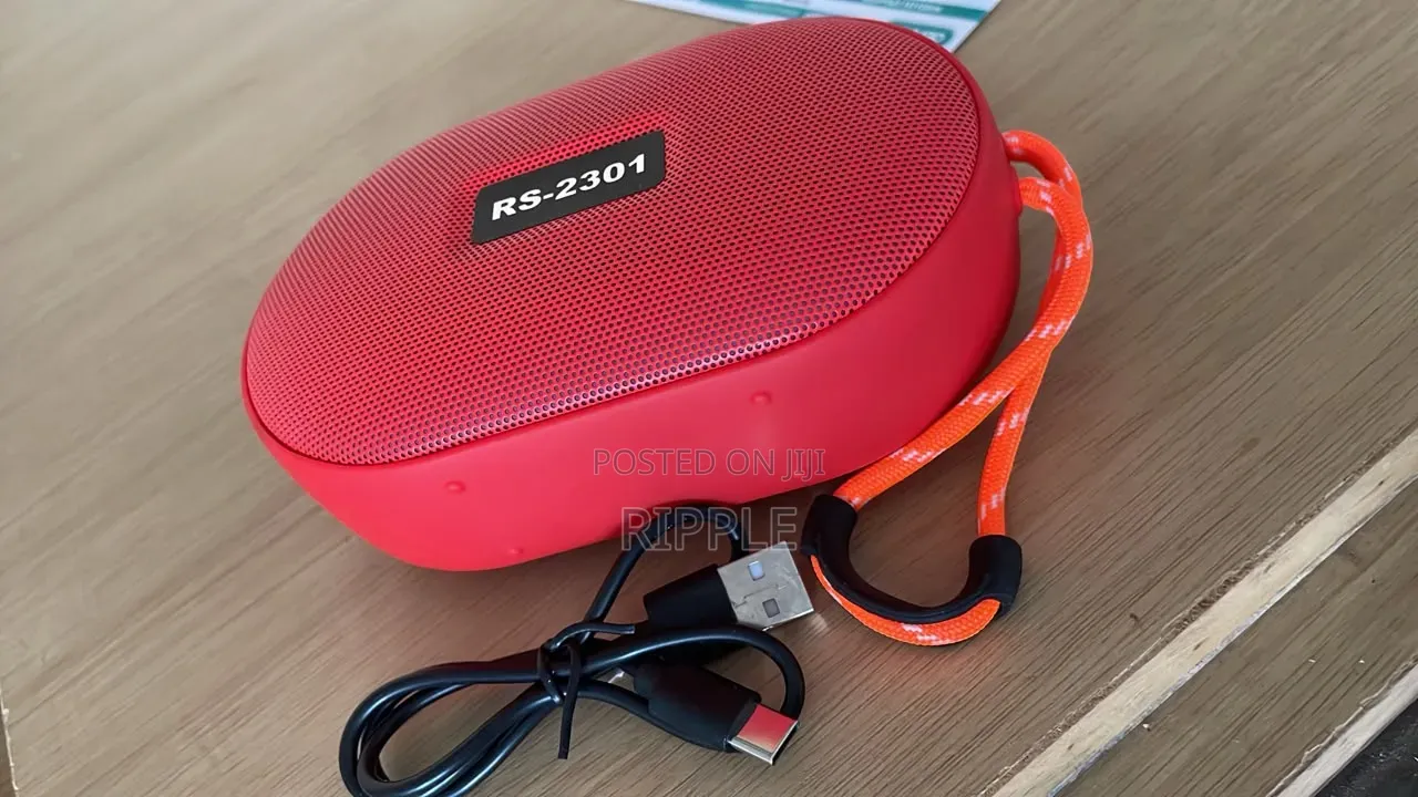 5W Portable Bluetooth Speaker – RGB Light, 1200mAh