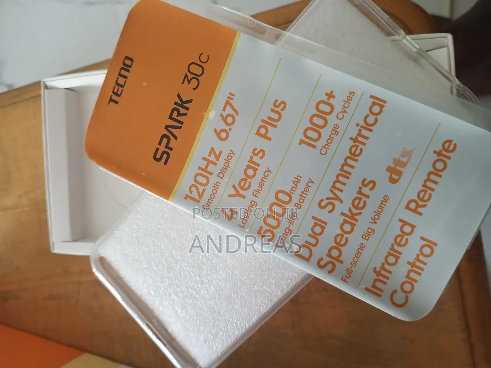 Tecno Spark 30C 128 GB Black