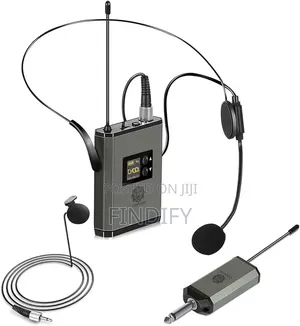 Wireless Headset Microphone/Lavalier Lapel Mic With Transmitter