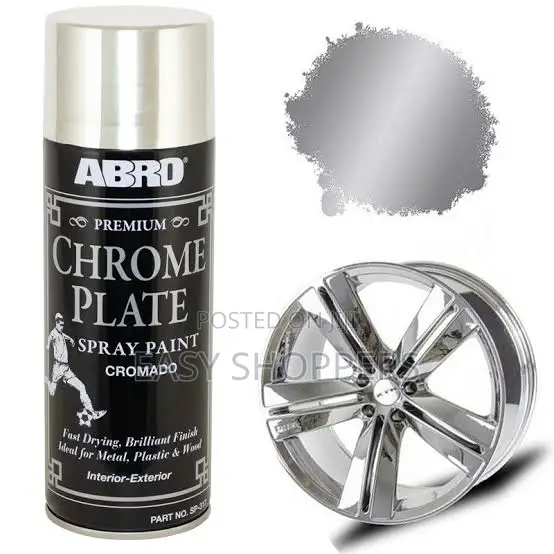 ABRO Masters Premium Chrome Plate Spray Paint