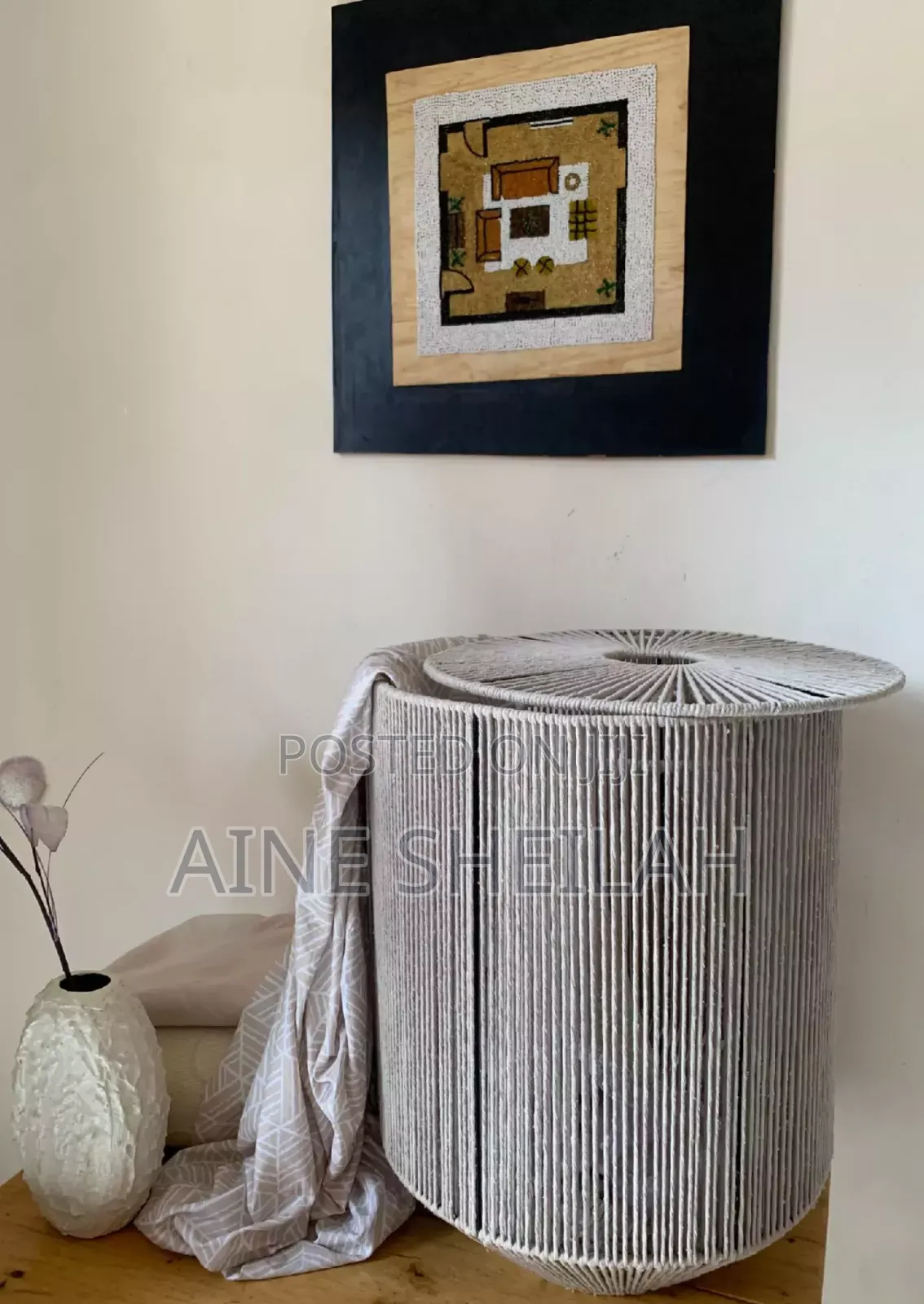 Handwoven Laundry Basket