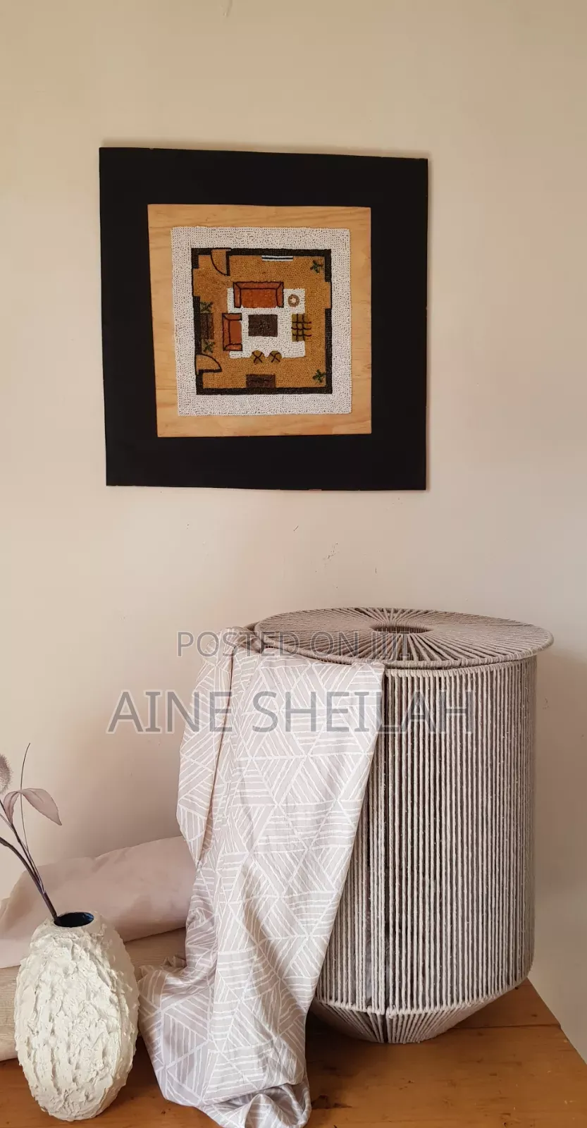 Handwoven Laundry Basket