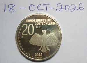 German 20Euro "125Th Anniversary of the Birth of Erich Kastner Medal