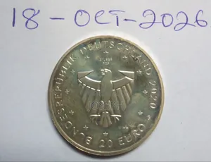 German 20 Euro- 900Th Anniversary of Freiburg Silver Piece